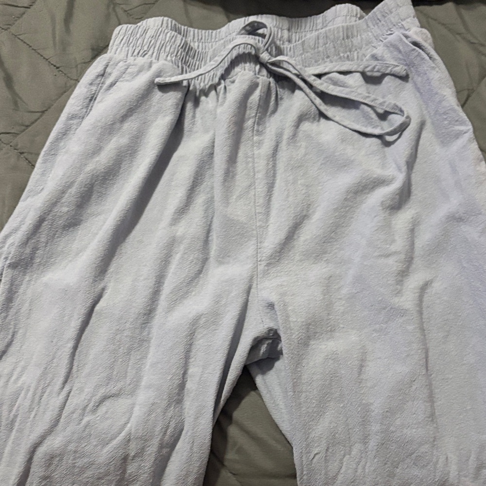 Light Blue Drawstring Pants